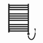 Grzejnik elektryczny VITALLE Loano E 73/53 313W , kolor czarny mat 