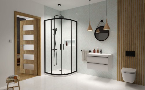 Radaway Premium Pro Black PDD czarne uszczelki