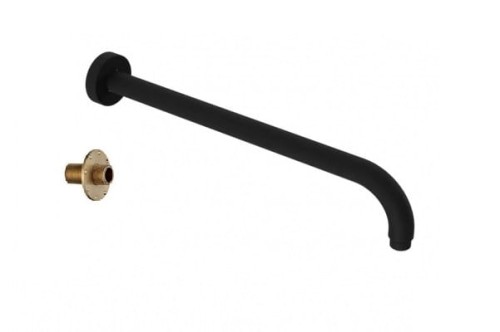 Excellent ramię przysznicowa ścienne czarny mat tap.