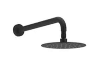 Excellent głowica prysznicowa Slim 25cm + ramię czarny mat