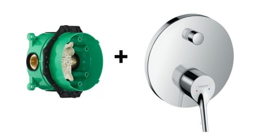 Hansgrohe Talis S bateria wannowa podtynkowa chrom 72405000 + iBOX 01800180