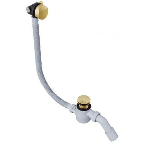 Excellent HOVER syfon wannowy z napełnianiem złoty szczotkowany ARIN.3410GB