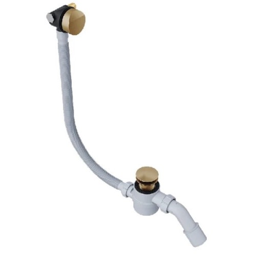 Excellent HOVER syfon wannowy z napełnianiem miedziany szczotkowany ARIN.3410CB