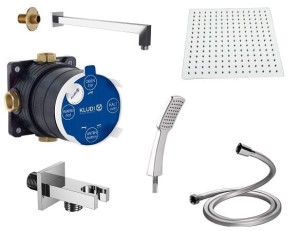 Kludi Flexx.Boxx + deszczownica 25 SET Kvadro 