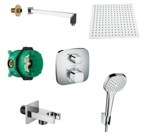 SET Hansgrohe Logis Termo + Select E + deszczownica NEW