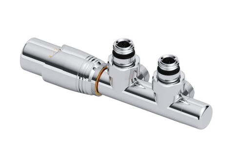 zawor grzejnikowy lewy chrom