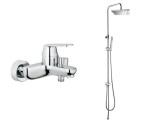 Grohe Eurosmart Cosmopolitan bateria wannowa + deszczownica 