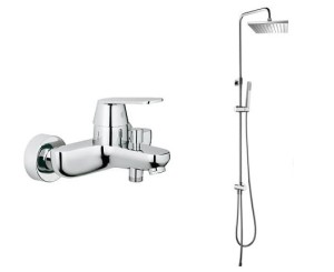 Grohe Eurosmart Cosmopolitan bateria wannowa + deszczownica 