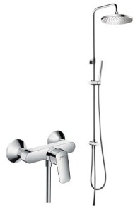 HANSGROHE Logis bateria prysznicowa 7160000 + Owal kolumna prysznicowa 
