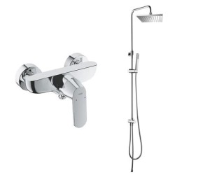 Grohe Eurosmart Cosmopolitan  bateria prysznicowa + deszczownica 