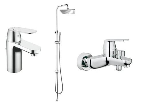 Grohe Eurosmart Cosmopolitan Set Kvadro wanna